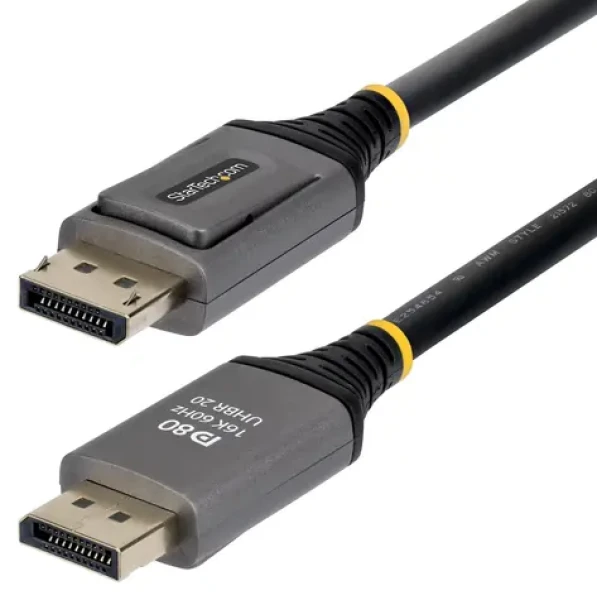 StarTech DP21V-1M-DP80-CABLE černá / Kabel DisplayPort / DisplayPort 2.1 / 16K / 240 Hz / 1 m (DP21V-1M-DP80-CABLE)