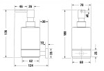 DURAVIT - Karree Dávkovač mýdla s držákem, chrom/mléčné sklo 0099541000