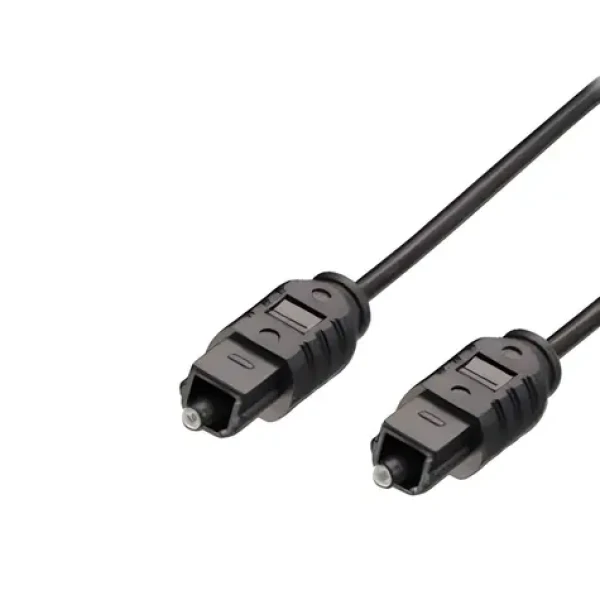 MediaRange / Optický audio kabel Toslink - Toslink / 1,5 m / 2,2 mm / černá (MRCS133)
