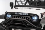 Mamido Elektrické autíčko Speed Offroad bílé | 4x45W | EVA kola | 12V 7Ah | EKO kůže
