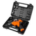 NEO TOOLS 19-152 oranžová / Pájecí pistole s kufříkem / 200W / nastavitelná teplota / ergonomická / plast (19-152)