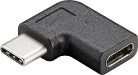 MicroConnect pravoúhlý adaptér USB-C M-F černá / 10Gb/s / 4K @ 60Hz (USB3.1CCMF)