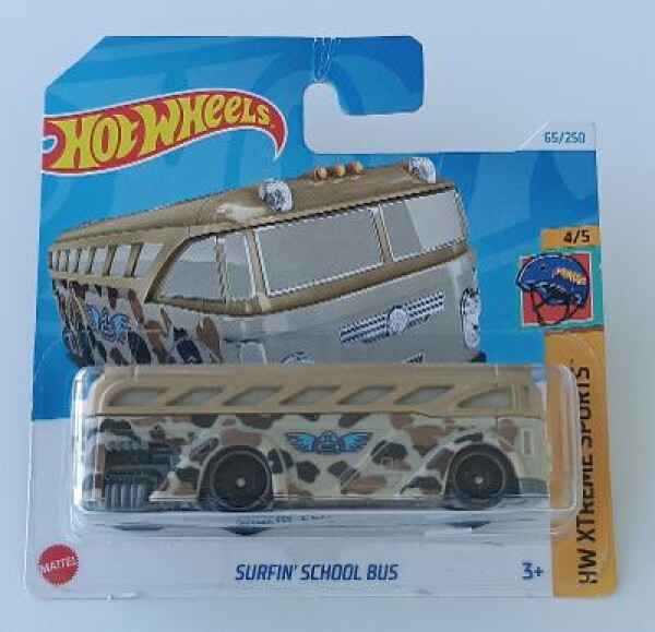 Autíčko Hot Wheels - Surfin' School bus