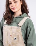 Carhartt WIP W' Bib Overall Straight Dusty H Brown chalk wash M