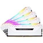 Corsair VENGEANCE RGB PRO 32GB bílá / 4x8GB / DDR4 / 3600MHz / PC4-28800 / CL18-19-19-39 / 1.35V / XMP2.0 (CMW32GX4M4C3600C18W)