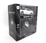 Mamido Autíčko na dálkové BMW M3 1:18 s volantovým ovládáním bílé MT1327