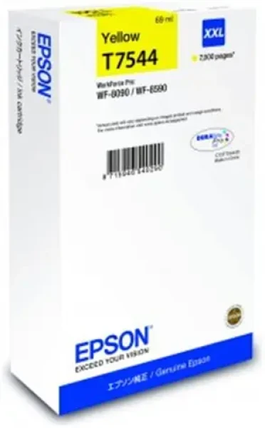 Epson T75544 cartidge / pro WorkForce Pro WF-8090 DW Series / 69 ml / žlutá (C13T754440)