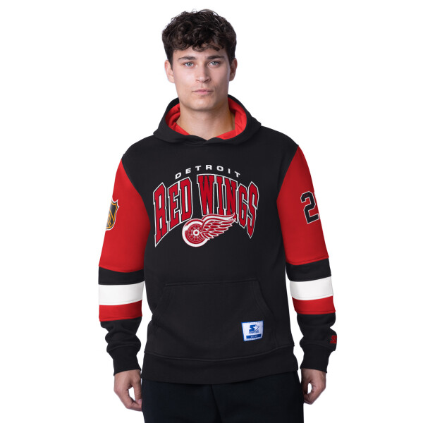 Starter Pánská mikina Detroit Red Wings NHL END ZONE Fleece Hoodie Velikost: XL