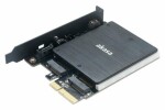 Akasa M.2 PCIe SSD adaptér s pasivním chladičem / RGB LED (AK-PCCM2P-03)