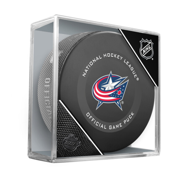 Inglasco / Sherwood Puk Columbus Blue Jackets Official Game Puck 2019-2020 x