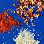 Nicolas Vahé Sada koření Chilli / Garlic / Smoked paprika – 3 × 45 g, béžová barva