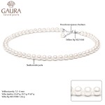 Perlový náhrdelník Charlie - sladkovodní perla, stříbro 925/1000, 40 cm Bílá