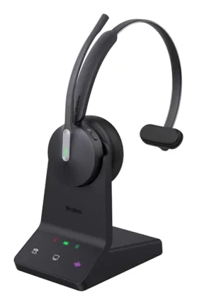Yealink WH64 Mono UC černá / Mono bezdrátová sluchátka / mikrofon / Bluetooth 5.2 / USB-C (1208672)