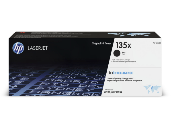 Hewlett-Packard Toner HP W1350X, černý, 2400 stran, (HP 135X) - originál