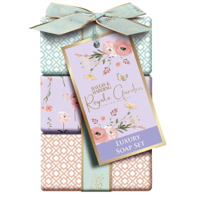 Baylis & Harding Sada tuhých mýdel Lavender/Rosehip Tea – set 3 ks, multi barva