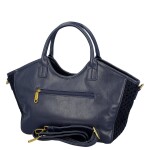 Stylová dámská háčkovaná kabelka do ruky Coveri Maggie, modrá