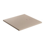 OMNIRES - AQUAROCK kompozitní sprchová vanička protiskluzová, 80 x 80 cm, dune beige mat AQUAROCK80-KDB