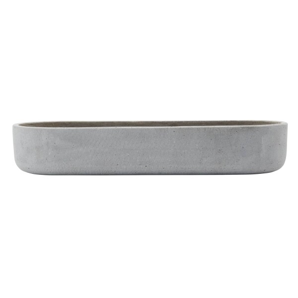 House Doctor Adventní svícen Marb Grey Polystone, šedá barva