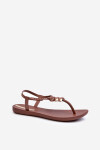 Dámské ploché sandály Japonky 83507 Ipanema Class Blown Up Sandal Fem hnědé 41/42