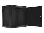 Lanberg WF01-6412-00B černá / Nástěnný rozvaděč / 19" / 12U / 600×450 mm / kovové dveře (WF01-6412-00B)