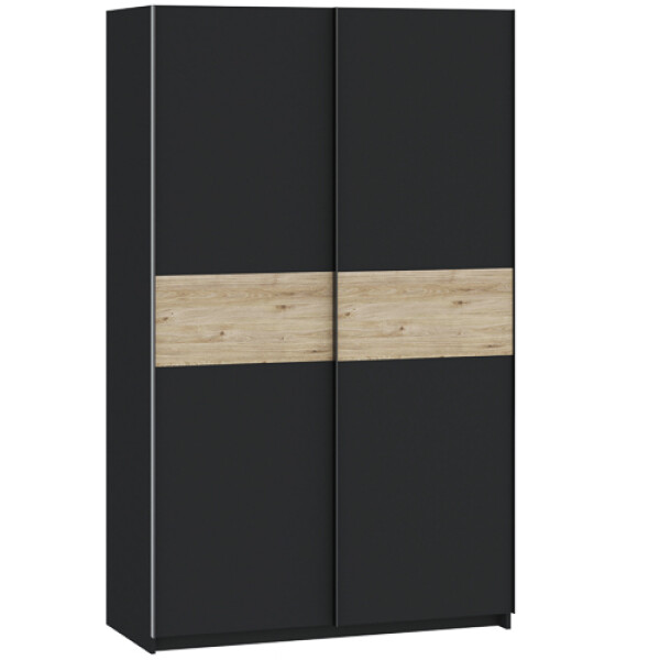 FRONTI Šatní skříň BERNO 120 - antracit + jackson hickory 22010
