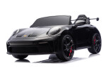 Mamido Elektrické autíčko Porsche 911 GT3 XXL | 24V14Ah | 4x200W | Pro 2 děti | Lakované černé