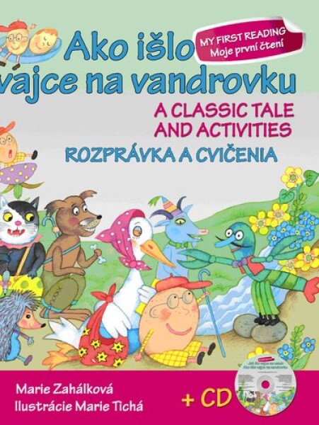 Ako išlo vajce na vandrovku Rozprávka a cvičenia + CD - Marie Zahálková