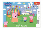 Trefl Puzzle Peppa Pig - V zábavním parku / 15 dílků