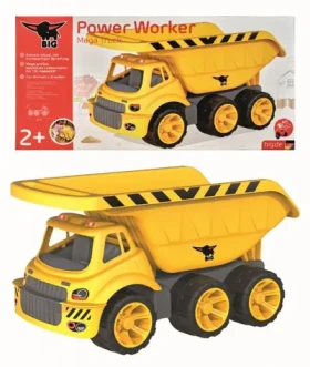 BIG Power Worker 54820 Mega Sklápěčka 65 cm žlutá