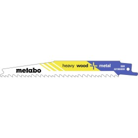 Metabo 628259000 Šavlová pila listů HEAVY WOOD + METAL Délka řezacího listu 150 mm 100 ks