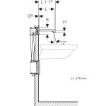 GEBERIT - Brenta Termostatická elektronická umyvadlová baterie pod omítku, síťové napájení, easy to clean, chrom 116.277.21.1