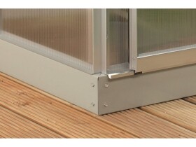 Polykarbonátový skleník – Vitavia Venus 3800, PC 6 mm, stříbrný