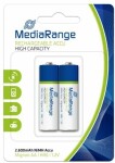 MediaRange High capacity nabíjecí baterie Mignon AA / HR6 / 1.2V / 2ks (MRBAT123)