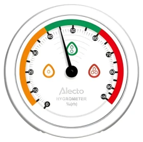 Alecto analogový vlhkoměr O 60 mm / Vlhkoměr / bez baterií / rozsah 0–100 % (WS-05WH)