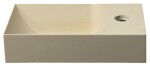 SAPHO - PICCOLINO betonové umývátko 30,8x17cm, baterie vpravo, žlutá mat PK30522
