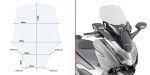 D1166St plexi čiré Honda Forza 125-300 (19-20), vxš580x445 mm, vyšší o 110 mm