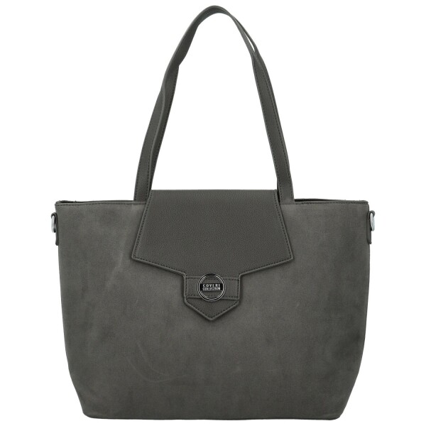 Trendy dámská koženková kabelka na rameno Coveri Hilari, šedá