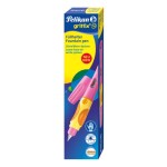 Pelikan Bombičkové pero Griffix 4 pro praváky, růžové - krabička