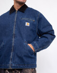 Carhartt WIP OG Detroit Jacket Blue/Black stone washed M