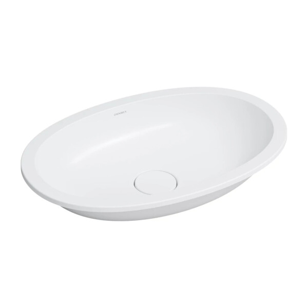OMNIRES - SHELL M+ podumyvadlové umyvadlo 54 x 34 cm, bílá mat SHELL540UPBM