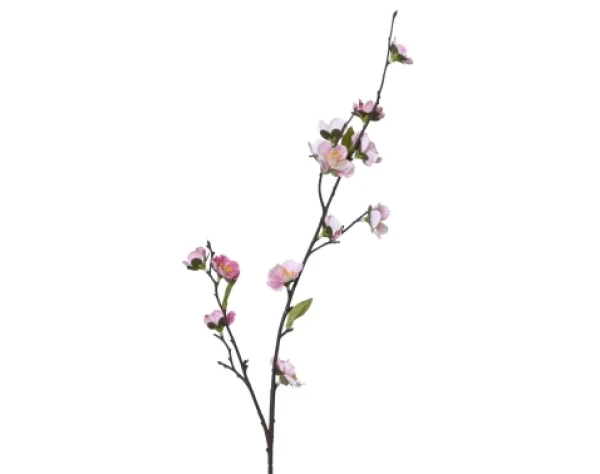 Umělá květina Třešňový květ 70 cm, růžová