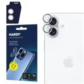3mk Hardy Lens Protection Pro skla na fotoaparát pro Apple iPhone 16/16 Plus Silver (5903108588645)