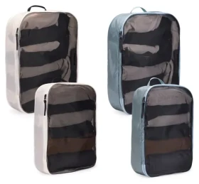 Thule TPCS205 Pond Gray/White / Sada organizérů / 4 ks / Cestovní / Recyklovaný nylon (3205580)