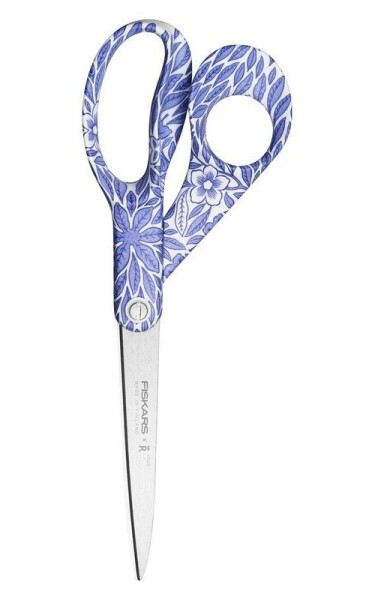 Univerzální nůžky Fiskars FXR Ostindia floris modré
