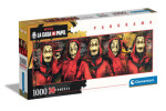 Clementoni 39545 NETFLIX La Casa de Papel panorama 1000 dílků