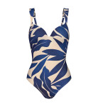 Dámské jednodílné plavky Summer Allure OWP 01 tmavě modré - Triumph 38C