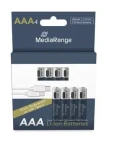 MediaRange nabíjecí USB-C Li-Ion baterie Micro AAA / 500mAh / 1.5V / 4ks (MRBAT160)