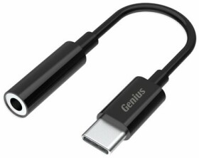 GENIUS ACC-C100 Redukce 3.5mm audio jack na USB-C 10cm černá (32590012400)