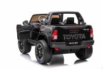 Mamido Dětské elektrické autíčko Toyota Hilux 2x24V7Ah | 4x200W | 4x4 | pro 2 děti | ECO kůže | EVA kola černé