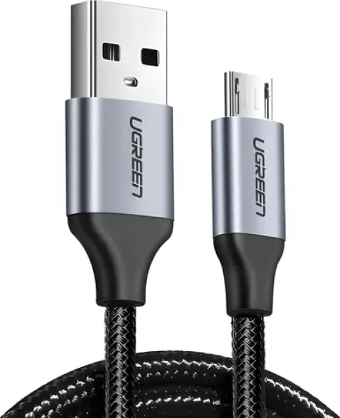 UGREEN USB-A - microUSB 1,5 m šedá / Kabel / USB 2.0 (60147)